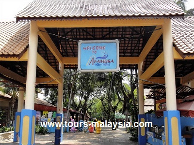 صور عالم الألعاب المائية في منتجع أفاموسا في ماليزيا